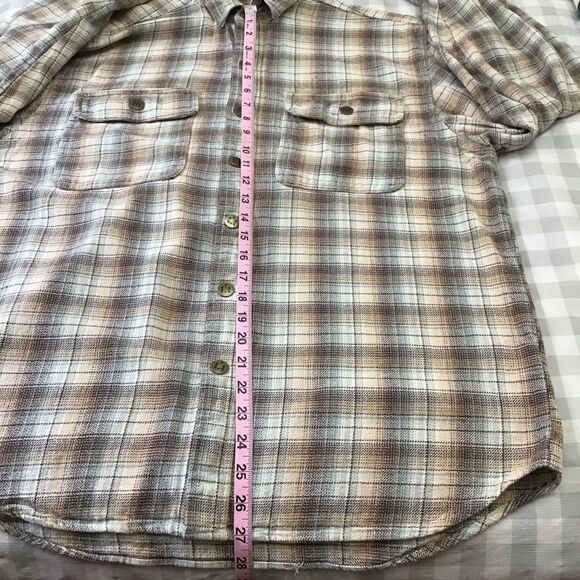 MCCORMICK western cowboy wear plaid men 100% cotton button down shirt in Large - Picture 9 of 14